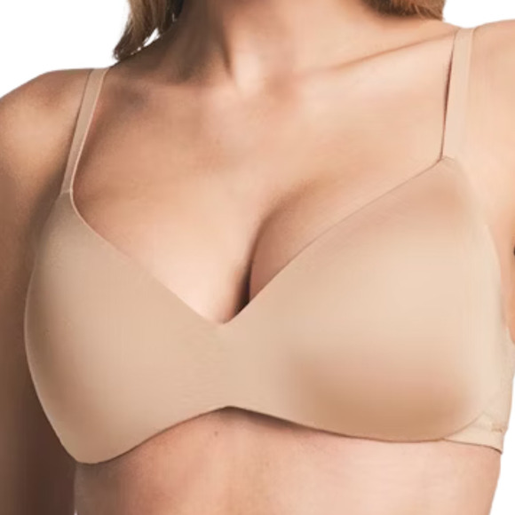 SKIMS Wireless Form T-Shirt Demi Bra Clay Size 34B NWT - Picture 1 of 4